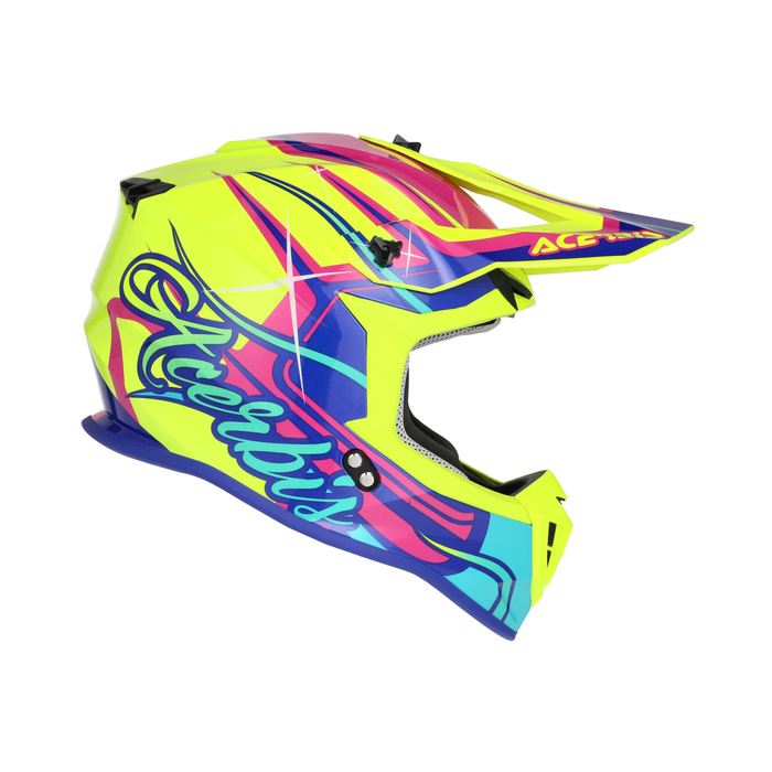 Kask Acerbis LINEAR GRAPHIC homologacja ECE/ONU 22-06 Cross Enduro
