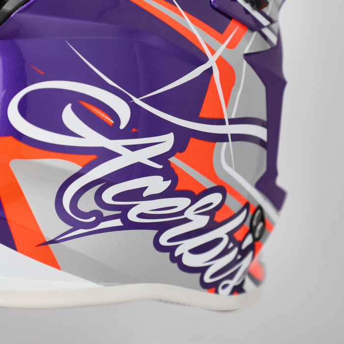 Kask Acerbis LINEAR GRAPHIC homologacja ECE/ONU 22-06 Cross Enduro