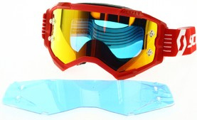 Gogle Scott Fury JASNY CZERWONY Motocross Enduro NEU 2022