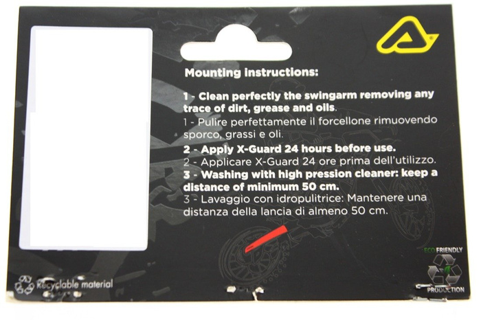 Osłona wahacza X-guard do JAPOŃSKICH motocykli Honda Kawasaki Yamaha Suzuki