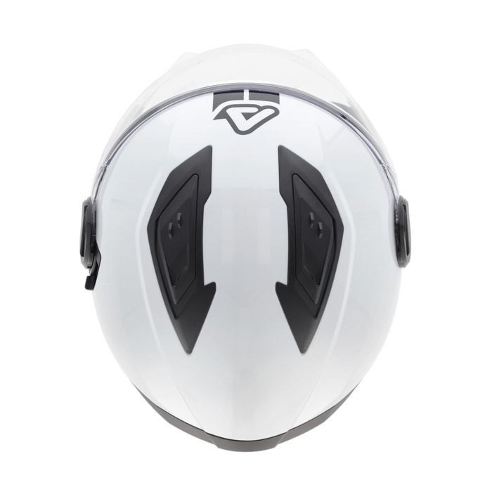 Acerbis Kask Jet Levante Graphic Ciemny szary Skuter Trial