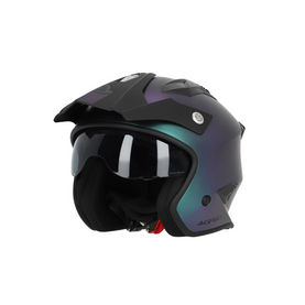 Kask Acerbis Aria 2206 Metaliczny kolor Skuter Trial