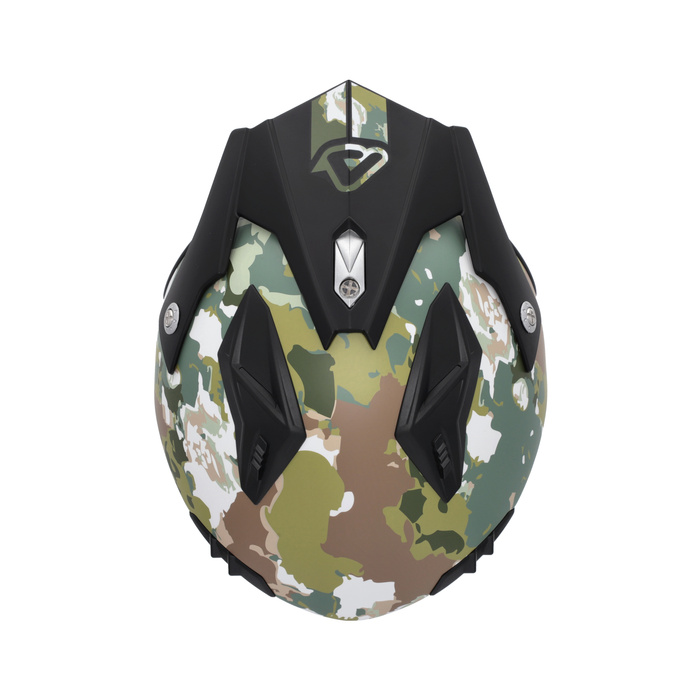 Kask Acerbis JET ARIA homologation 22-06 SPORT Skuter Trial biał-czerw-nieb