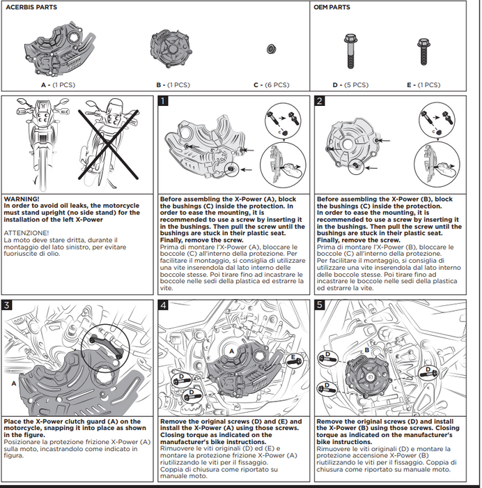 Acerbis Osłony silnika X-Power Yamaha Tenere / Tracer 700 2025