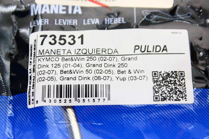 WYPRZEDAŻ Klamka dźwignia hamulca Kymco Bet&Win 250 2002-2007 Grand Dink 125 2001-2004 NEU