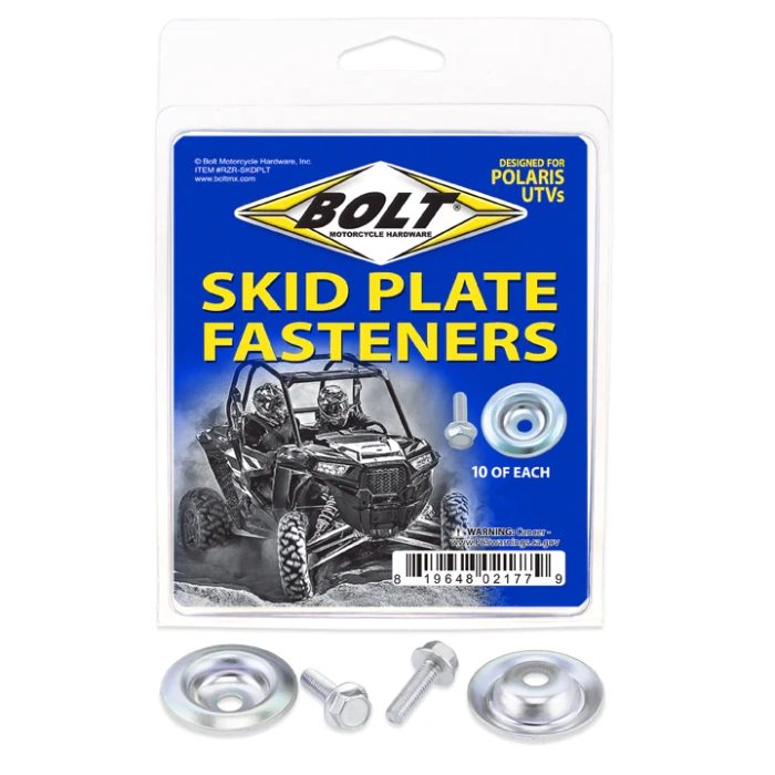 BOLT USA 10x łączniki płyt ślizgowych pasuje do Polaris UTV RZR 