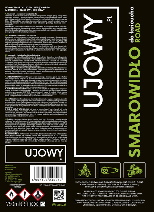 SMAROWIDŁO ROAD 750ml Ujowy Kettenschmierstoff