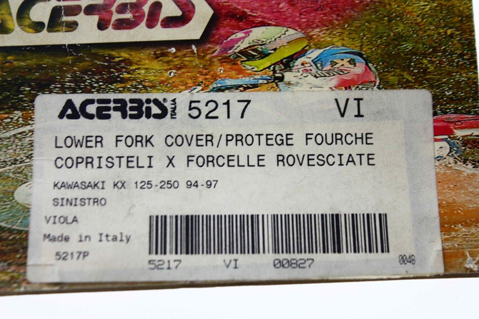 Kawasaki Gabelschutz KX 125/250 1994-1997 VINTAGE Orginal Acerbis NEU