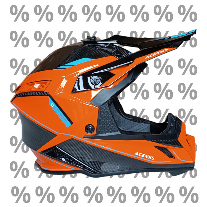 Kask Acerbis Steel Carbon 2206 z małą wadą lakierniczą XXL Cross Enduro