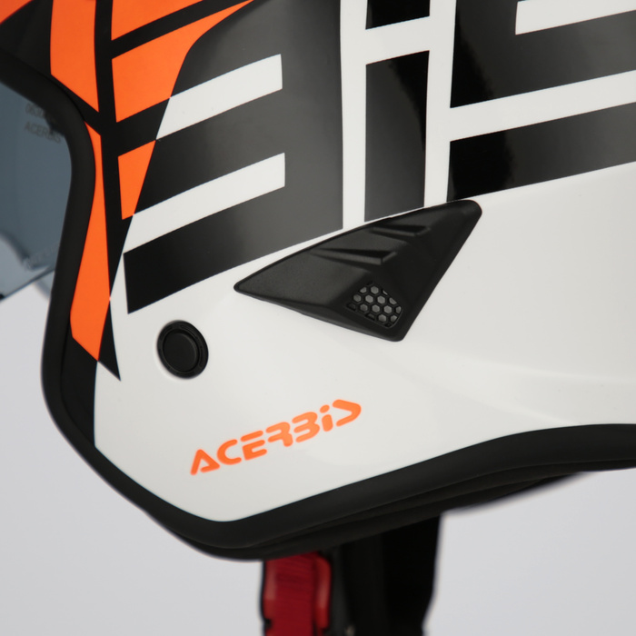 Kask Acerbis JET ARIA homologation 22-06 SPORT Skuter Trial biał-czerw-nieb