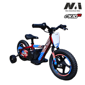 NAI e-KID 12 motocykl elektryczny dla dzieci, koła 12" z kołami bocznymi