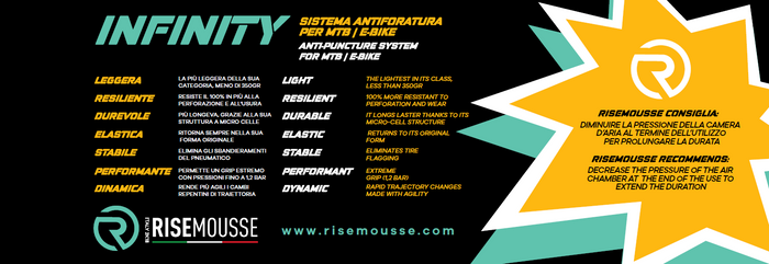 WYPRZEDAŻ Risemousse Infinity system antyprzebiciowy do rowerów E-Bike i MTB 29"