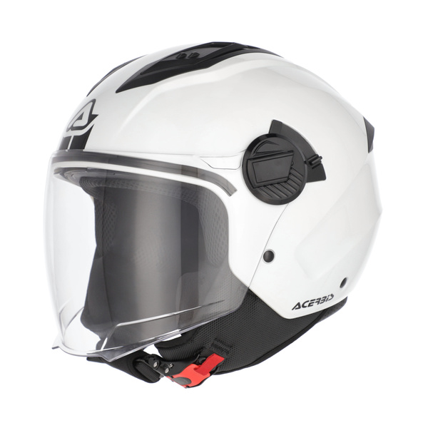 Acerbis Kask Jet Levante Graphic Ciemny szary Skuter Trial