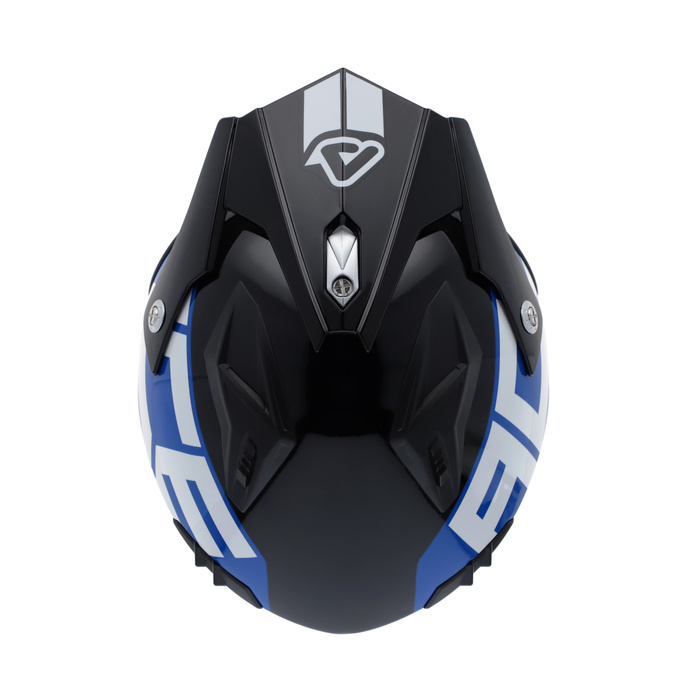 Kask Acerbis JET ARIA GRAPHIC Skuter Trial biał-czerw-nieb