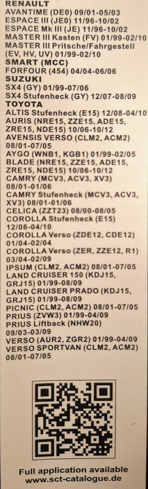 SCT Germany 9570 wycieraczka 26" 650mm