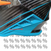 Kask Acerbis Steel Carbon z małą wadą lakierniczą S Cross Enduro