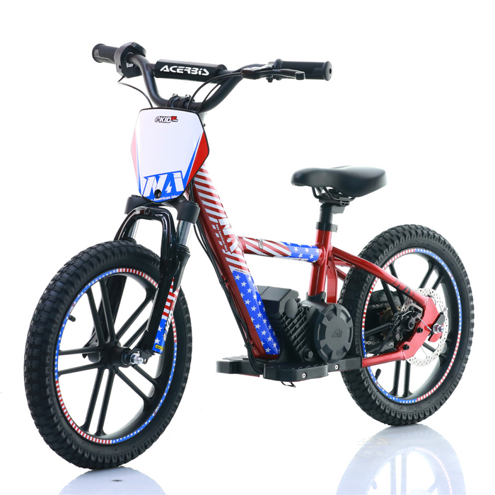 NAI e-KID 16 PRO motocykl elektryczny balansowy dla dzieci, koła 16" z E-ABS