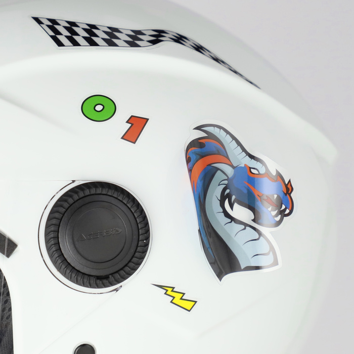 Acerbis Kask JET BREZZA Junior homologacja ECE/ONU 22-06 Skuter Trial