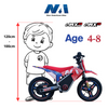 NAI e-MX 14 PRO Elektro-Motocross-Bike für Kinder