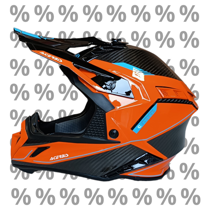Kask Acerbis Steel Carbon 2206 z małą wadą lakierniczą XXL Cross Enduro