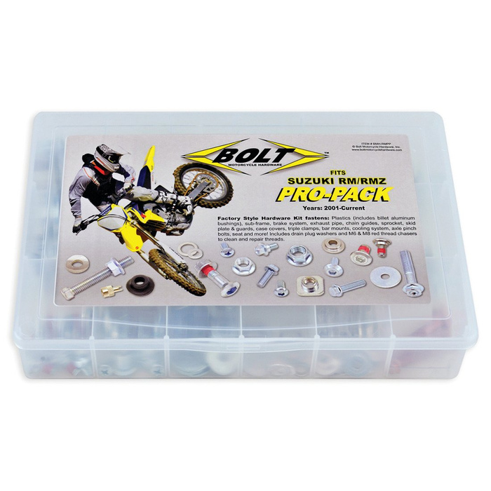 BOLT USA zestaw śrub Pro Pack Suzuki RM / RMZ