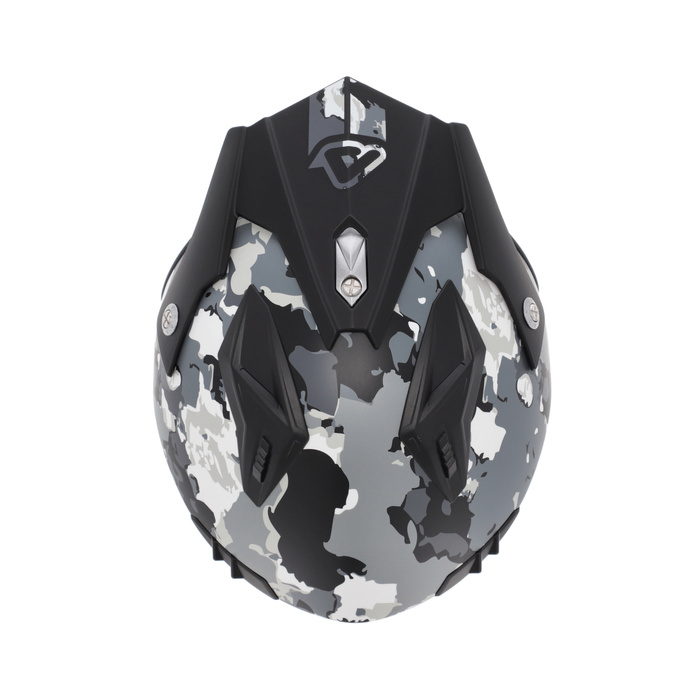 Kask Acerbis JET ARIA homologation 22-06 SPORT Skuter Trial biał-czerw-nieb