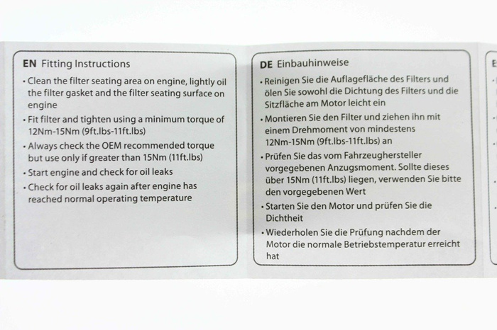 Filtr oleju HIFLO HF204RC