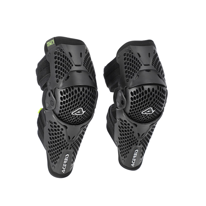 Acerbis Knieschützer K035 Motocross Enduro MTB Paar Schutz Motorrad schwarz