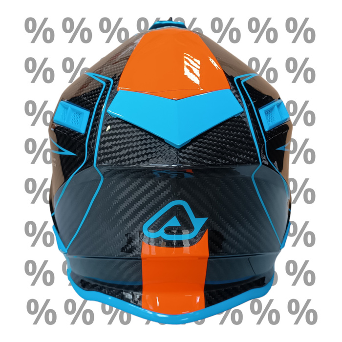 Kask Acerbis Steel Carbon z małą wadą lakierniczą S Cross Enduro