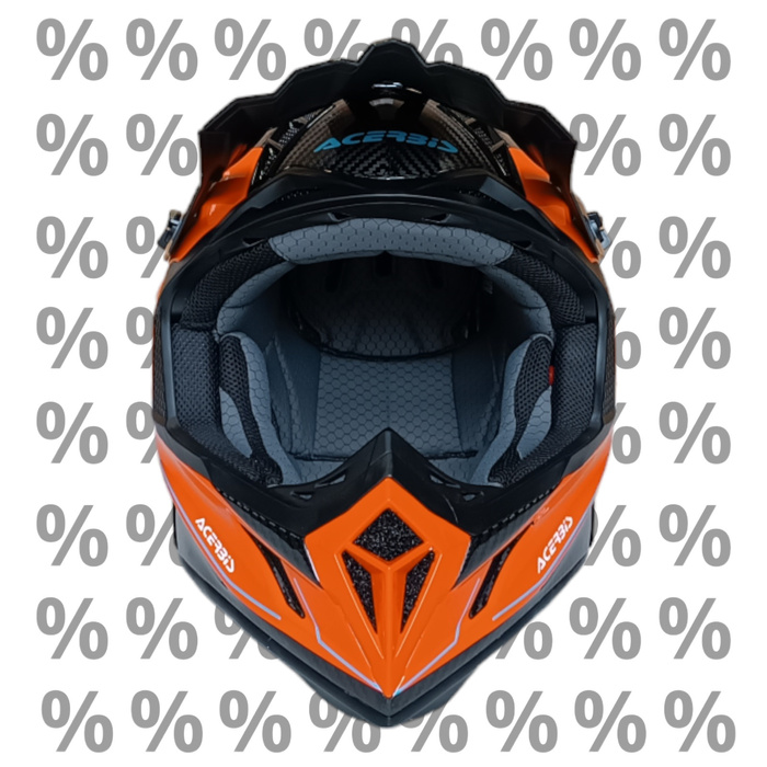 Kask Acerbis Steel Carbon 2206 z małą wadą lakierniczą XXL Cross Enduro