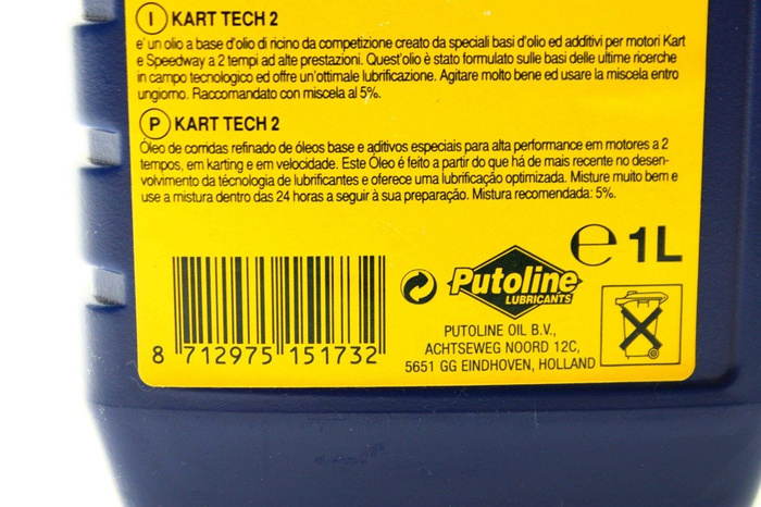 Putoline Kart Karting Tech 2 Öl 2T Mischöl 2-Takt