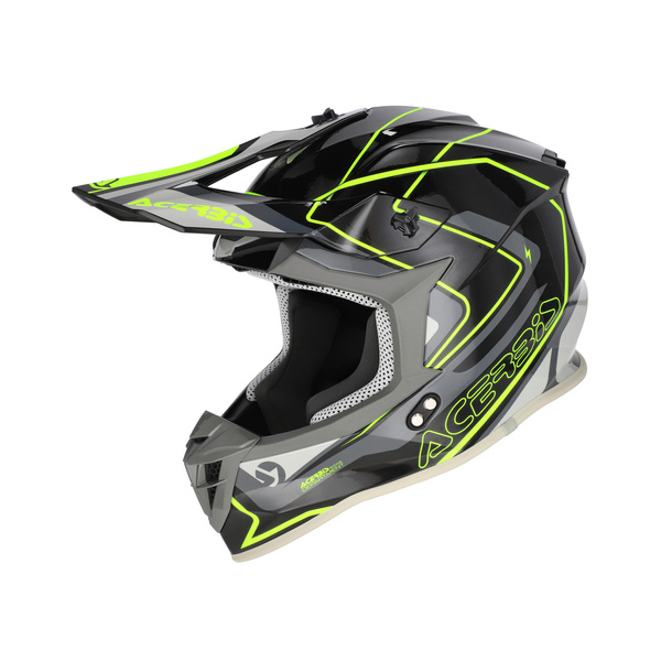 Kask Acerbis LINEAR GRAPHIC homologacja ECE/ONU 22-06 Cross Enduro