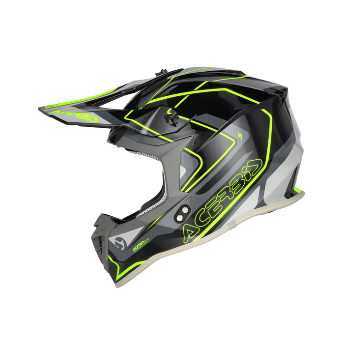 Kask Acerbis LINEAR GRAPHIC homologacja ECE/ONU 22-06 Cross Enduro