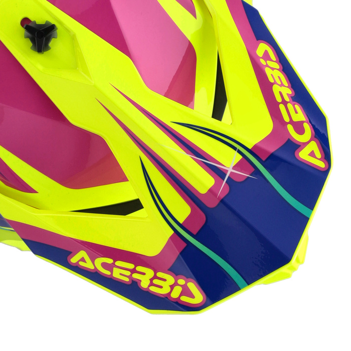 Kask Acerbis LINEAR GRAPHIC homologacja ECE/ONU 22-06 Cross Enduro