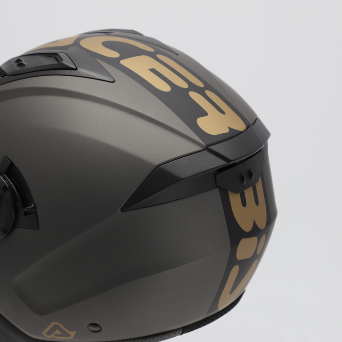 Acerbis Kask Jet Levante Ciemny szary Skuter Trial