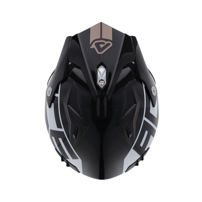 Kask Acerbis JET ARIA homologation 22-06 SPORT Skuter Trial biał-czerw-nieb