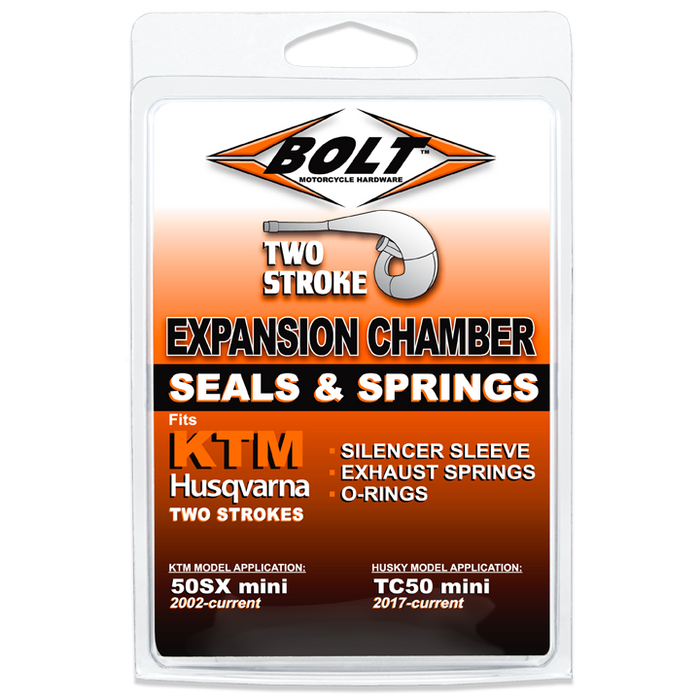 BOLT USA zestaw naprawczy wydechu pasuje do KTM SX 50 Husqvarna TC 50