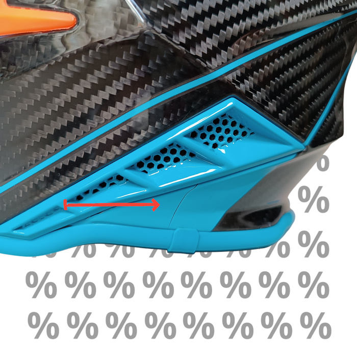 Kask Acerbis Steel Carbon z małą wadą lakierniczą S Cross Enduro