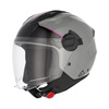 Acerbis Kask Jet Levante Graphic Ciemny szary Skuter Trial