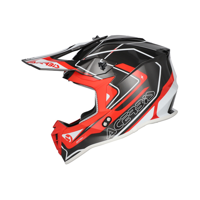 Kask Acerbis LINEAR GRAPHIC homologacja ECE/ONU 22-06 Cross Enduro