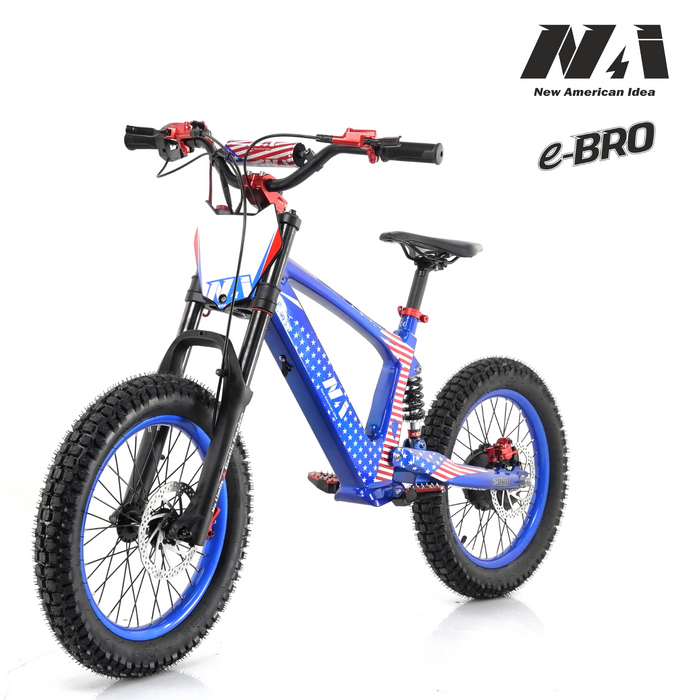 NAI e-BRO 18 Elektromotorrad für Kinder Modell 2025