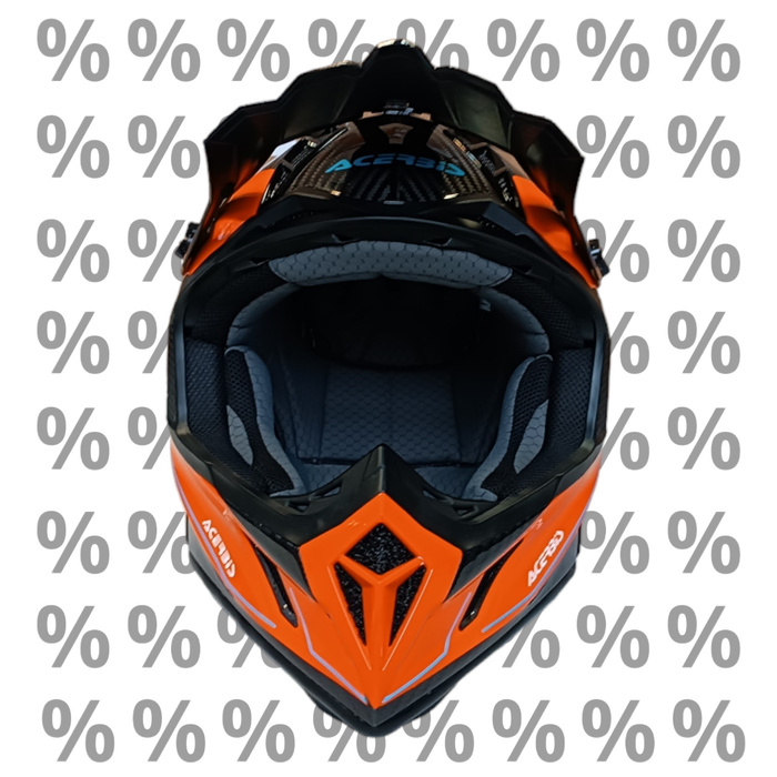 Kask Acerbis Steel Carbon 2206 z małą wadą lakierniczą XXL Cross Enduro