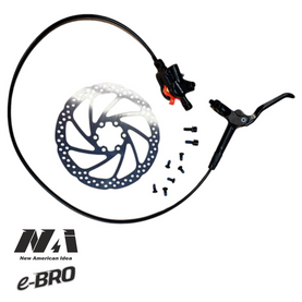 6. NAI Scheibenbremsen-Set hinten e-BRO