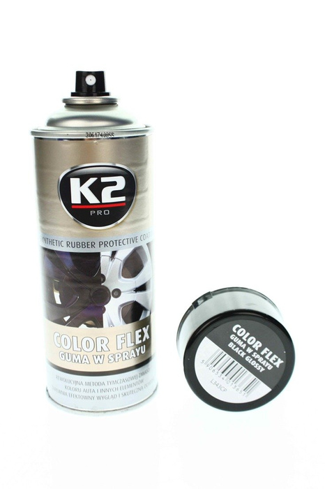 K2 Color Flex Spray Sprühfolie Flüssiggummi Felgenfolie 400ml Gummi 
