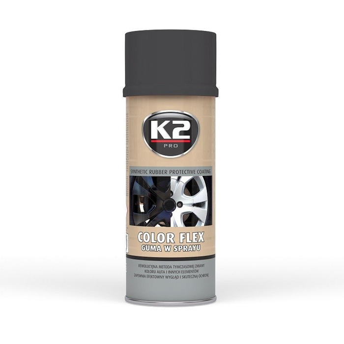 K2 Guma w sprayu Rubber COMP czarny matowy