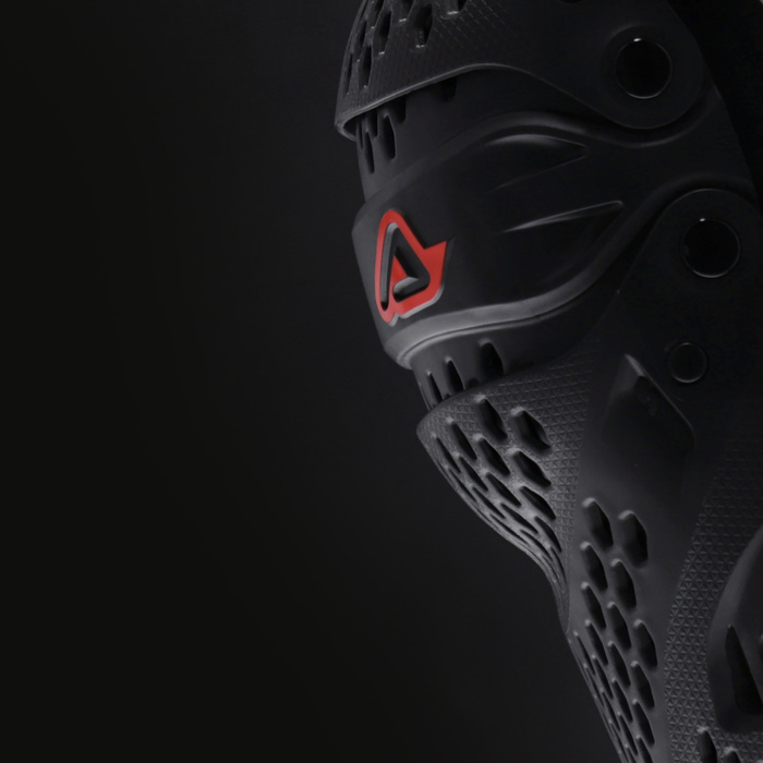 Acerbis Knieschützer Knee Guard IMPACT PRO Motocross Enduro MTB Paar Schutz Motorrad schwarz