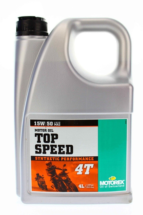 Motorex TOP SPEED 4T 15W/50 4L  Hochleistungsöl Motorrad Öl