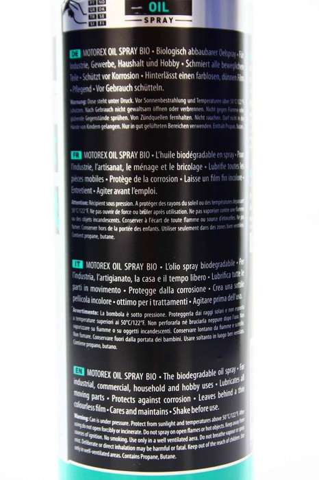 Motorex Oil Spray BIO 500ml