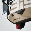 Kask Acerbis JET ARIA homologation 22-06 SPORT Skuter Trial biał-czerw-nieb