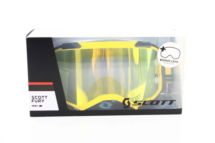 Gogle Scott Fury ZOLTY CZARNY Motocross Enduro Downhill NEU 2020